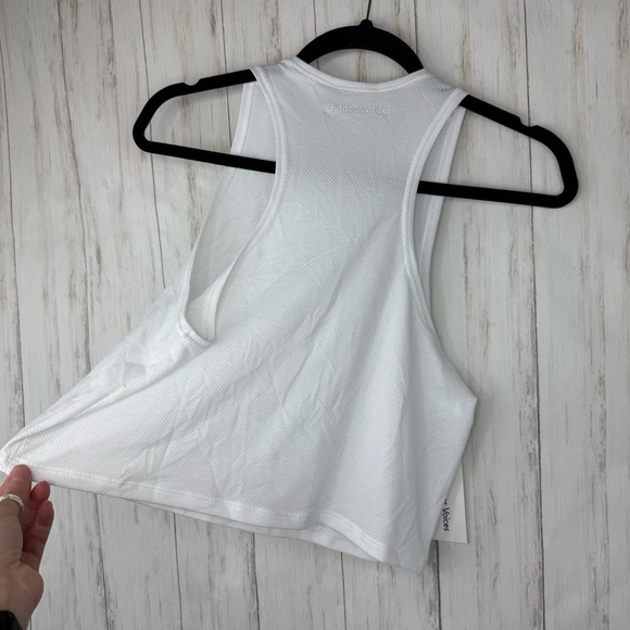 Outdoor Voices NWT White Sleeveless Crop Tank Top XS - Picture 5 of 6